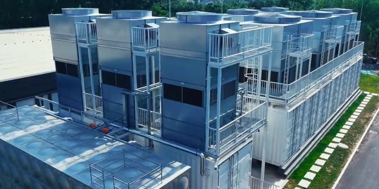 Completed KAYTUS prefabricated data center campus