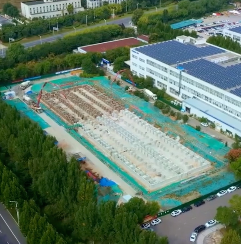 Data center campus under construction