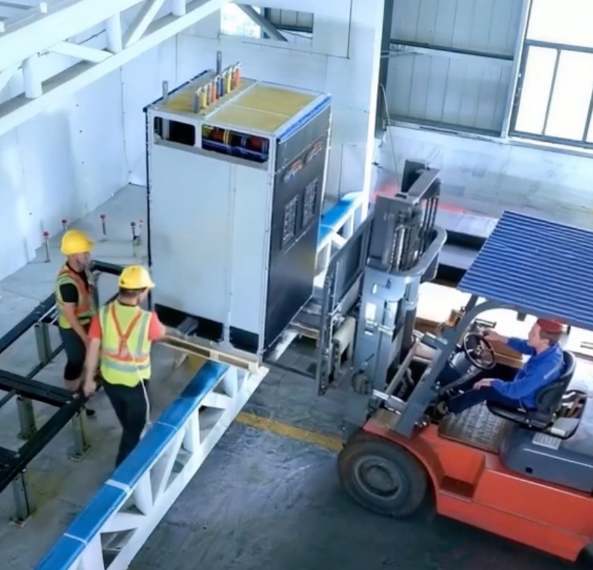 Prefabricated module installation